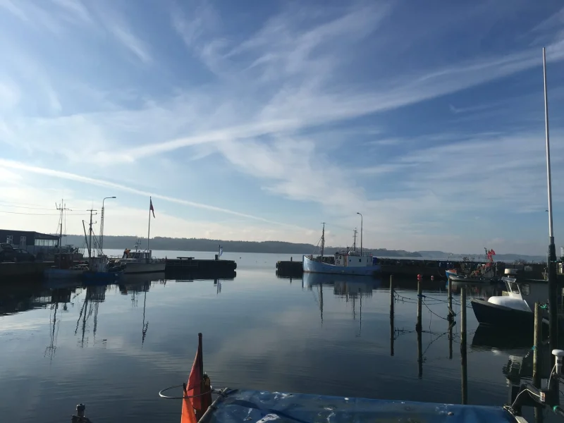 Båd løsnede sig i Skærbæk Fiskerihavn