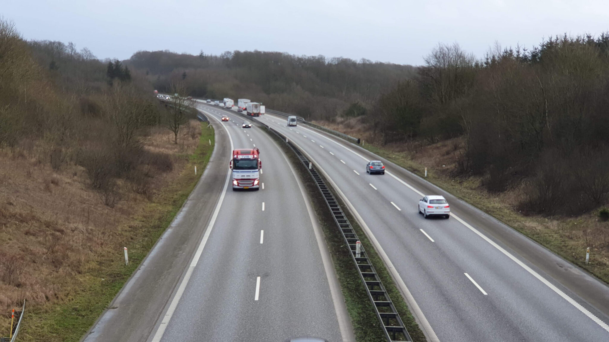 Flere færdselsuheld på Østjyske Motorvej