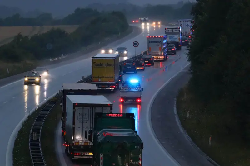 Anmeldelse om spøgelsesbilist på Sønderjyske Motorvej: Politiet ledte forgæves