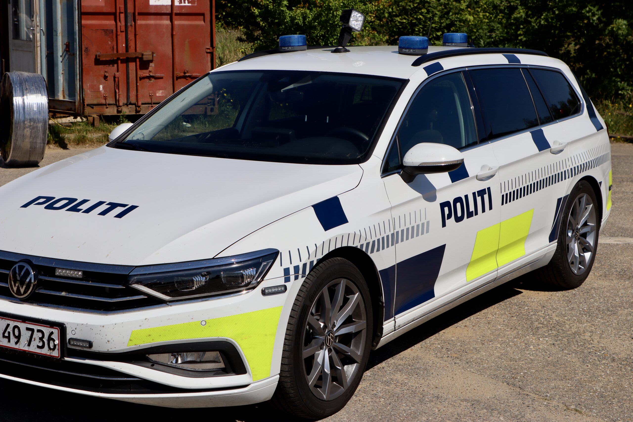Færdselsuheld på Østergade: Bilist flygtede fra stedet