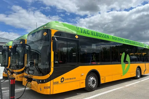 El-bus i brand