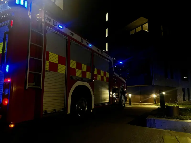 Brand bag restaurant i Jyllandsgade