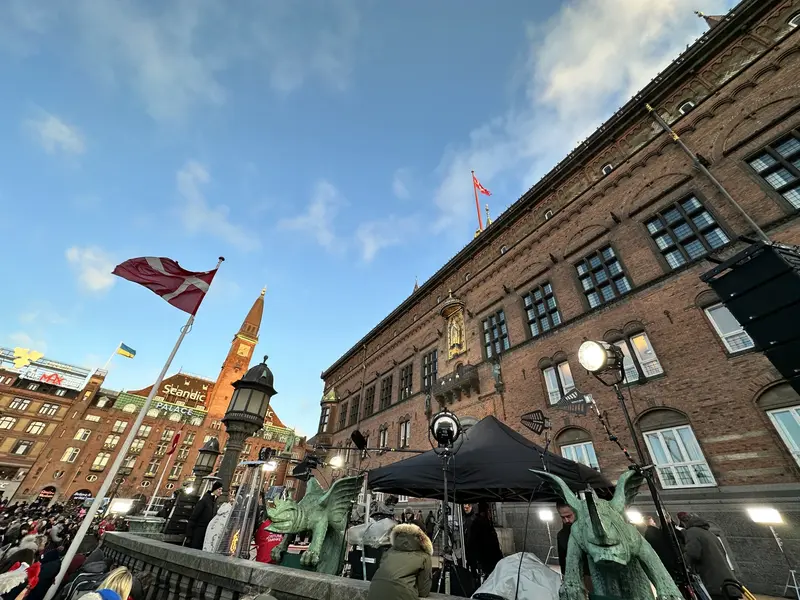 Live fra Rådhuspladsen i København