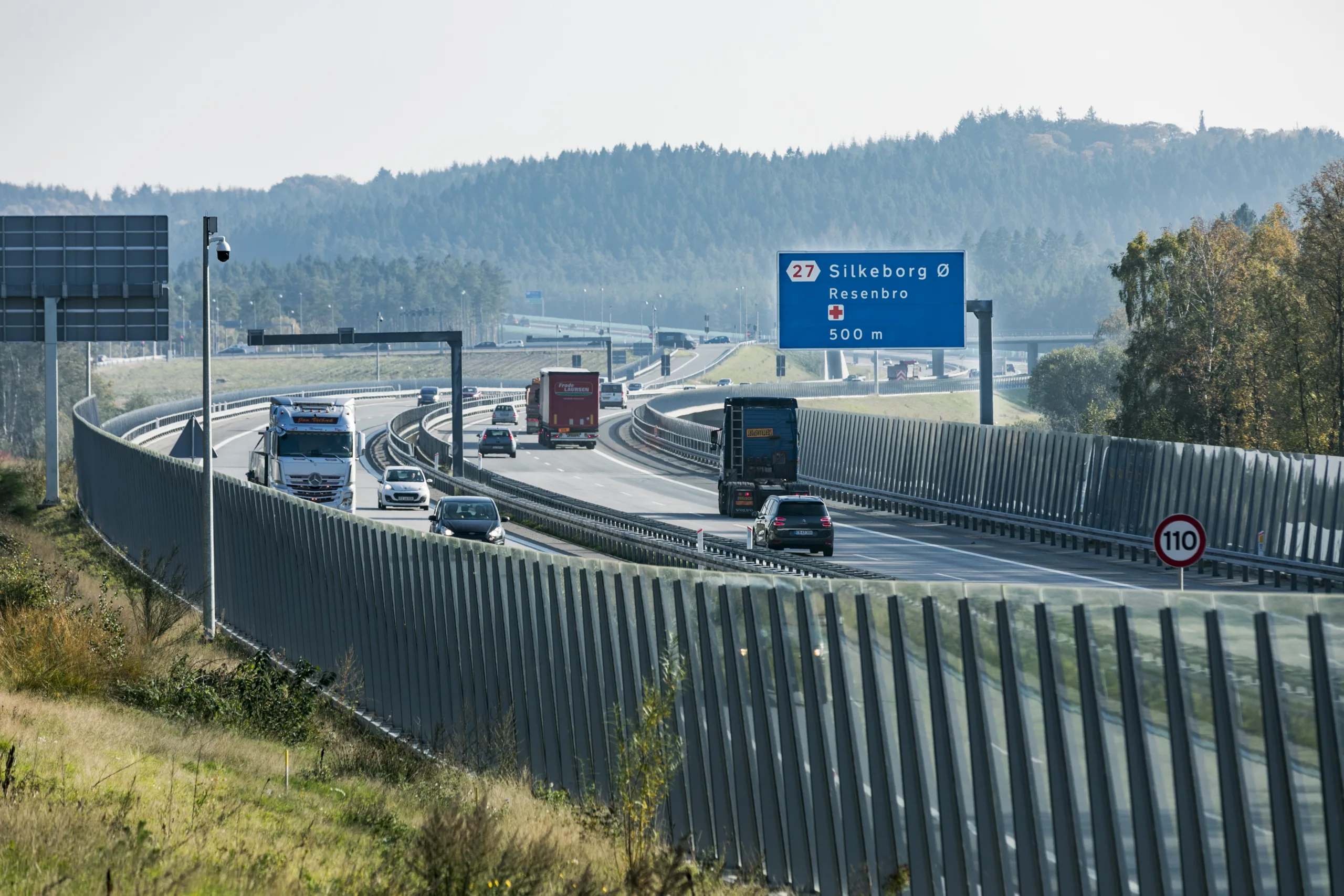Flere uheld på motorvejen