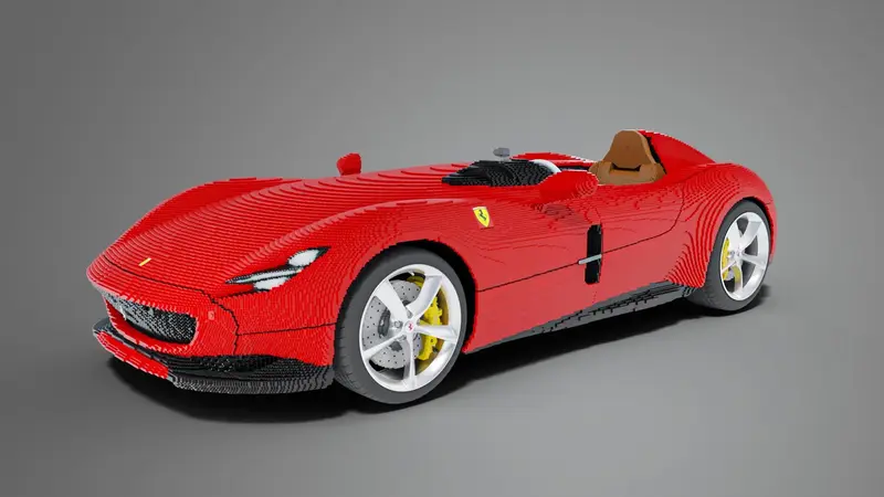 Ferrari rykker ind i LEGOLAND® med ny interaktiv attraktion og verdens første 1:1 LEGO® byggede Ferrari Monza SP1