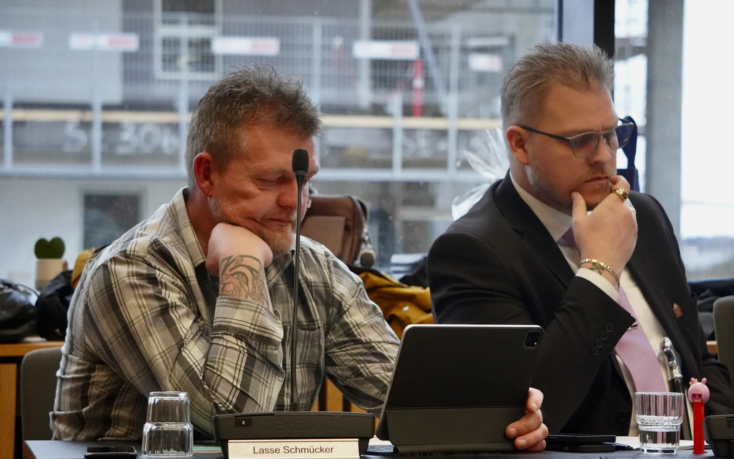 Brobygning Middelfart under beskydning på byrådsmøde