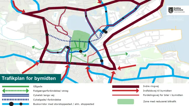 Ny mobilitetsplan skal understøtte en levende midtby i Kolding