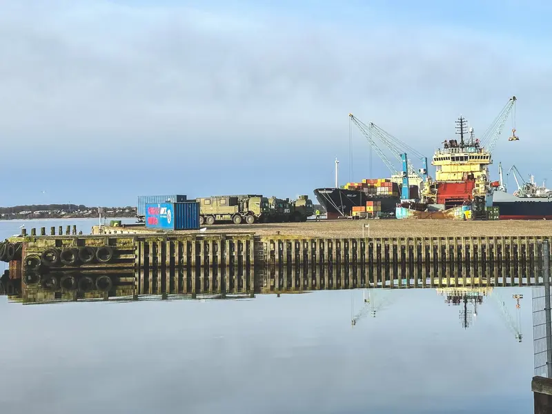 Militær aktivitet på Fredericia havn