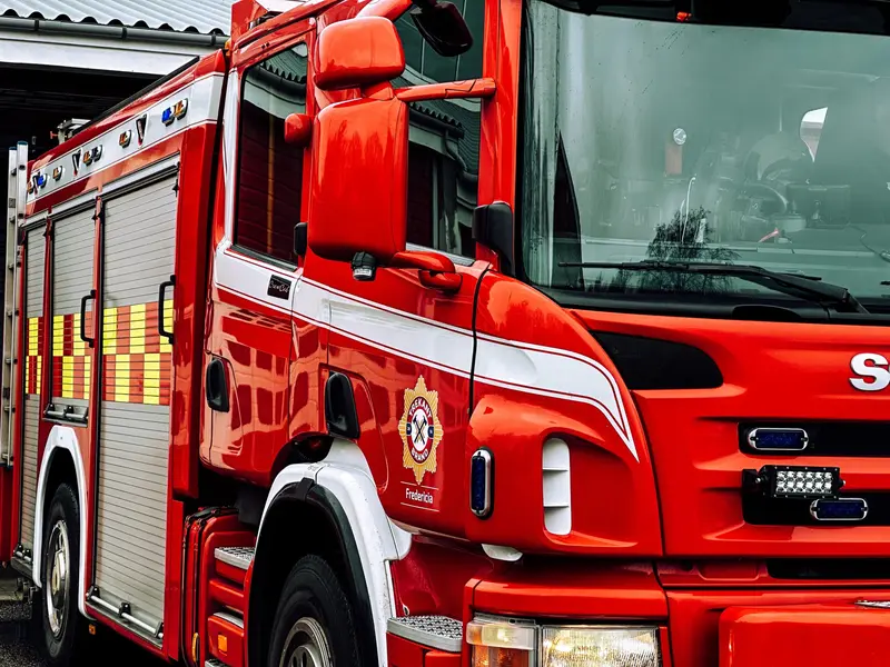 Brand i lejlighed i Dronningensgade