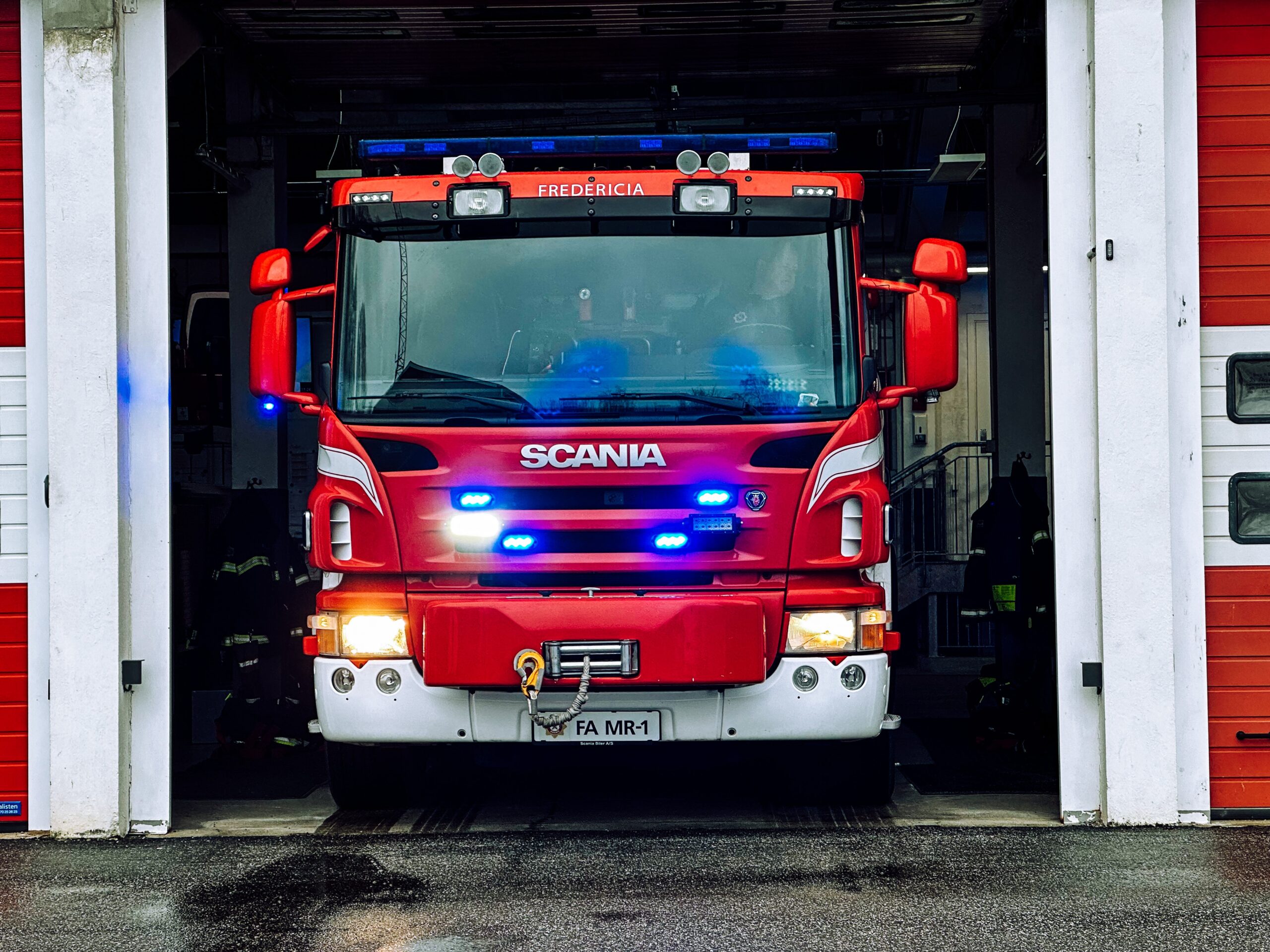 Gasudslip på Brovadvej i Erritsø