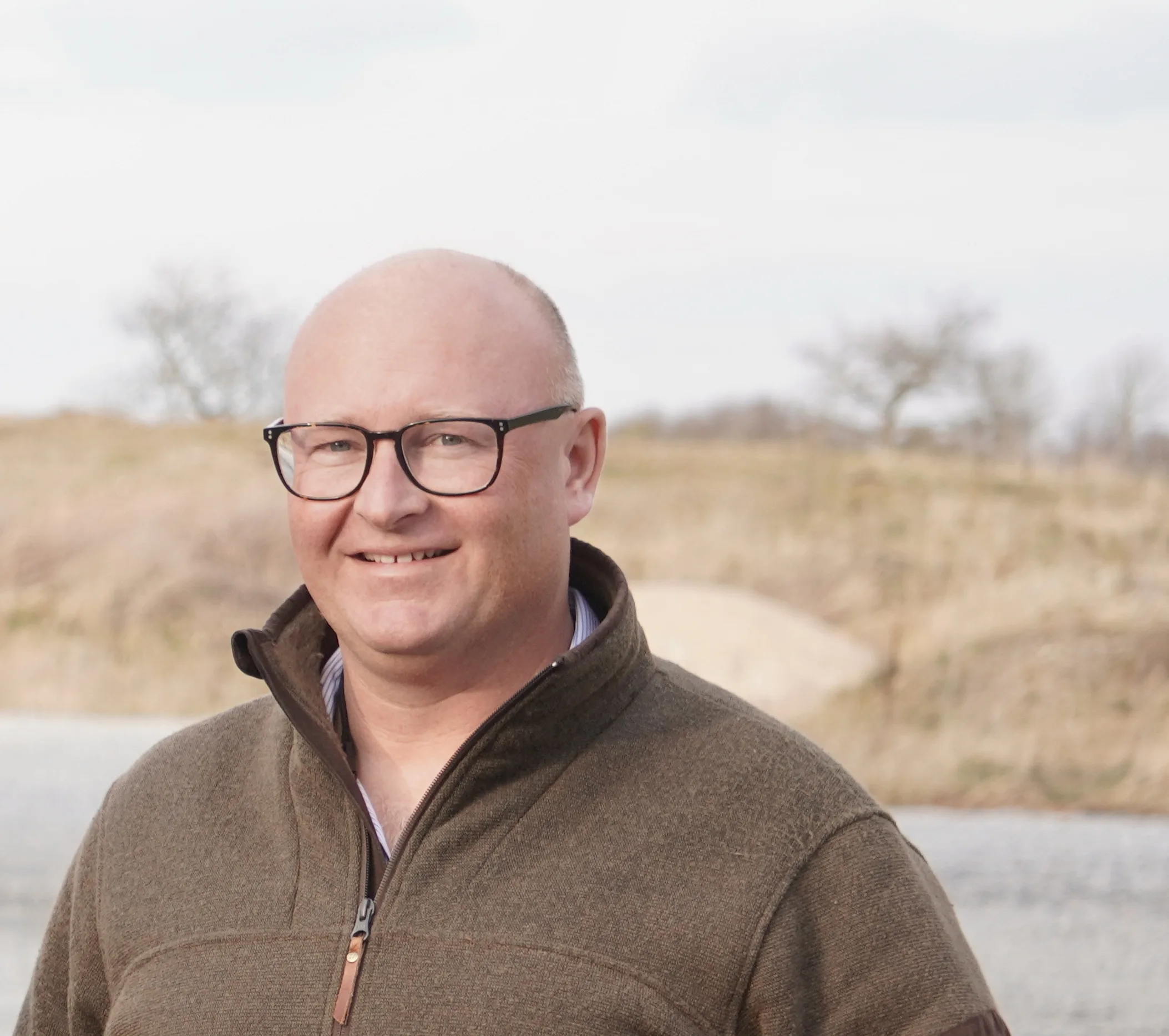Stille fejring og godt humør: Den lokale erhvervsmand Jesper Bjerrisgaard fyldte 50