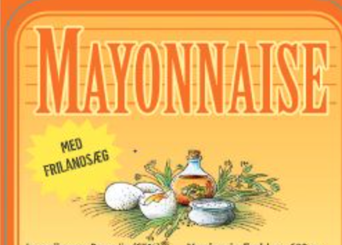 Uønsket bakterievækst i mayonnaise