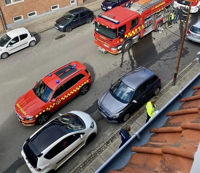 Røgudvikling i lejlighed