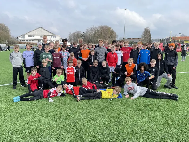 VB-spilllere deltog i fodboldfest i Jelling