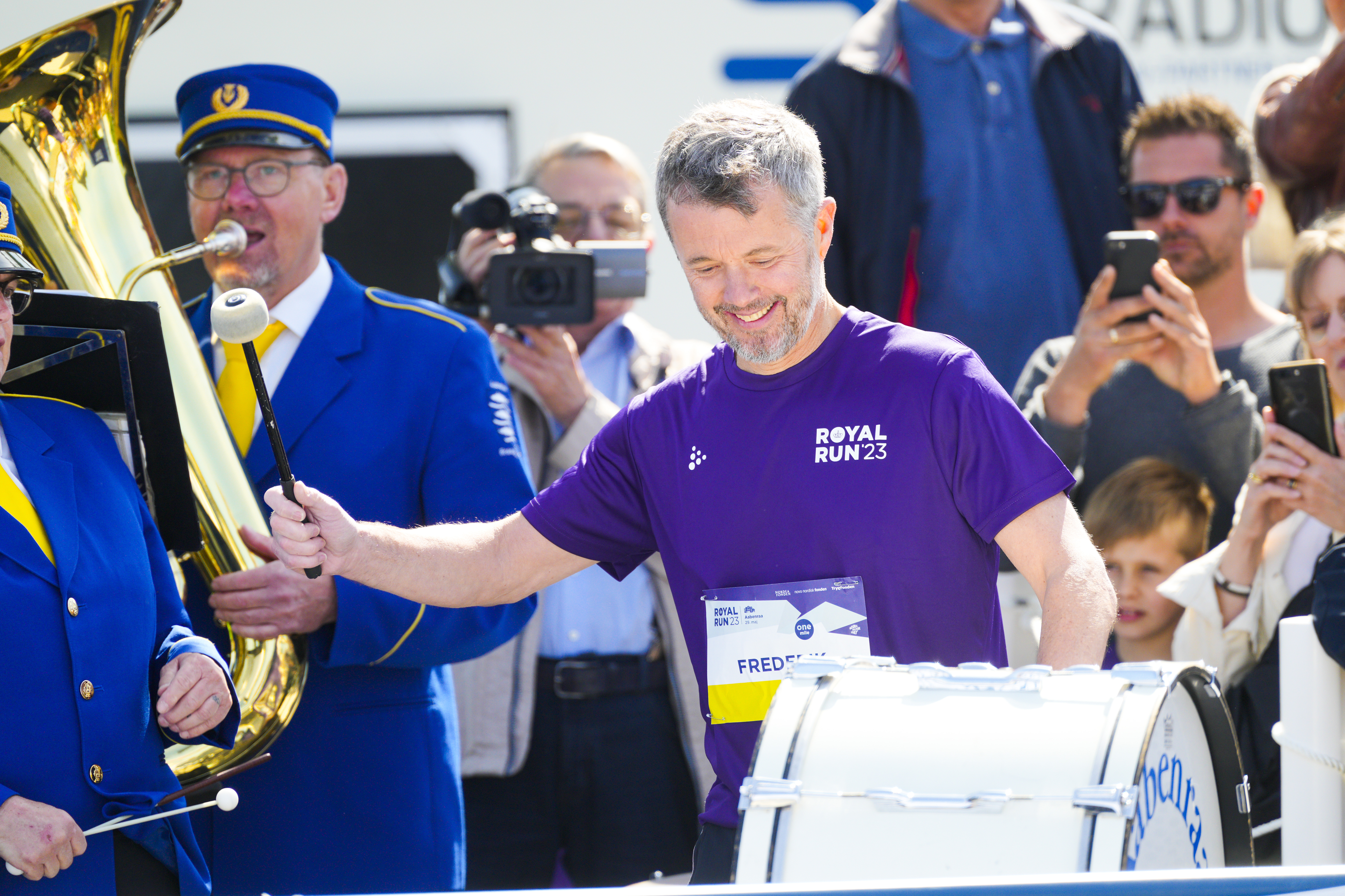 H.K.H. Kronprinsen har trommet Royal Run i gang
