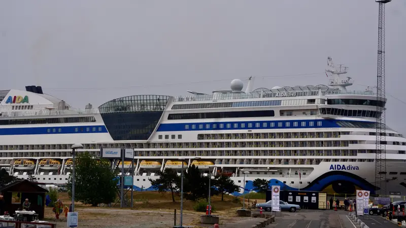 Krydstogtskibet AIDAvida er ankommet til Fredericia
