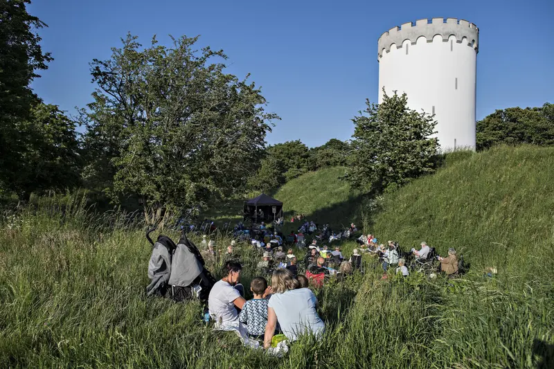 Fællessang på Volden