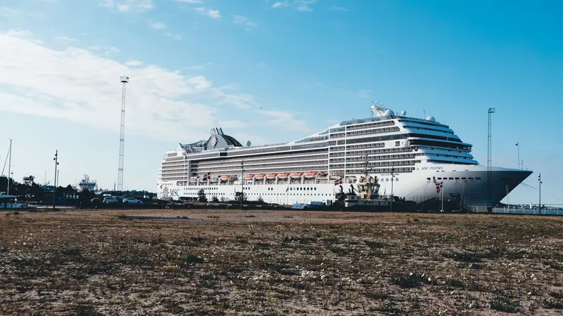 Fredericia byder velkommen til sommerens første krydstogtskib: MSC Poesia