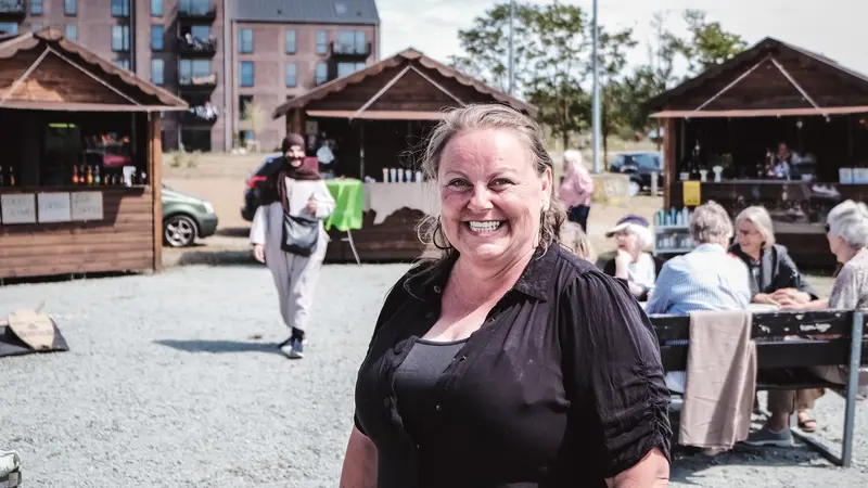 Hyttebyen i Fredericia er åbnet
