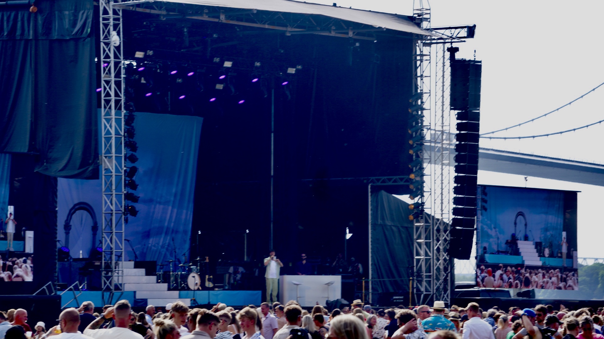 Rock Under Broen ramt af nedbrud: Koncert blev midlertidigt afbrudt