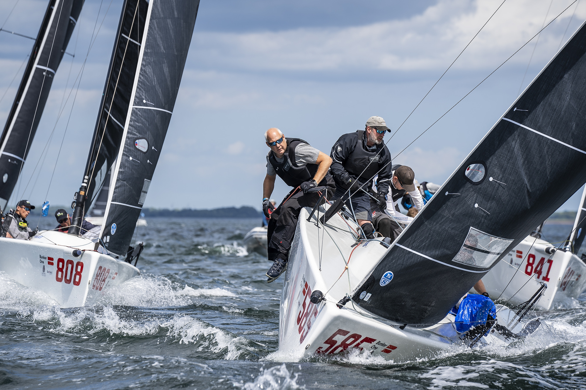 Alt tyder på helt tæt afslutning på Melges 24 VM i Middelfart