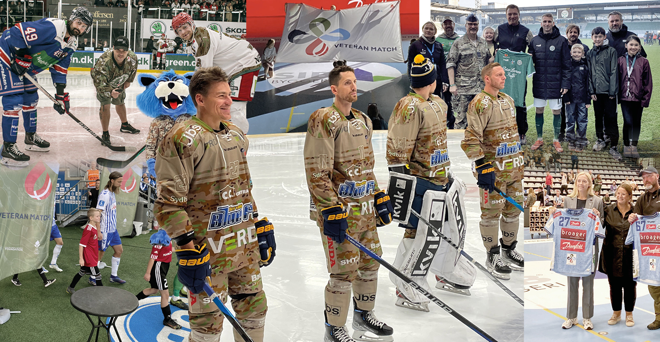 Sporten hylder virkelighedens helte under Veteran Match