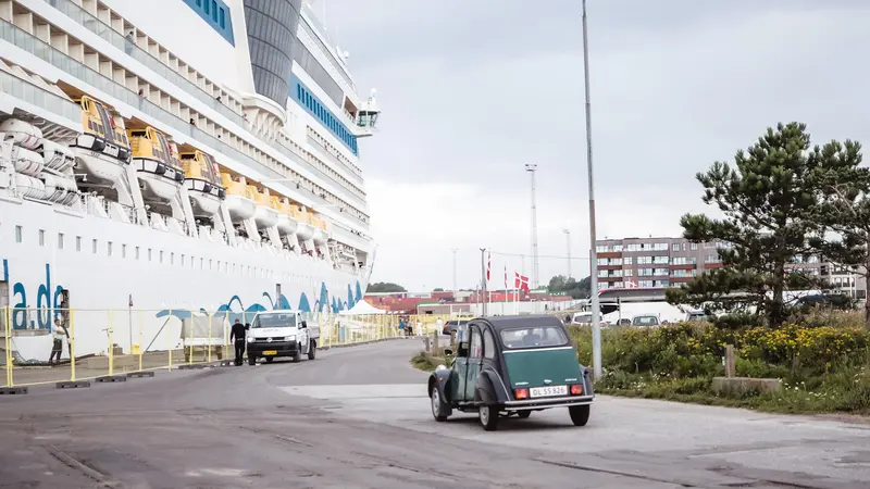 Mit freundlichen grüssen: AIDAdiva anløb i morges Fredericia