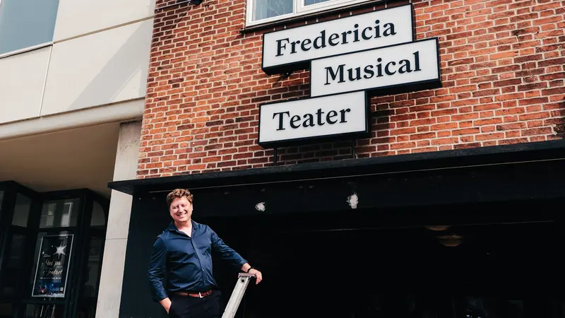 Har du set det nye facadelogo på musicalteatret?