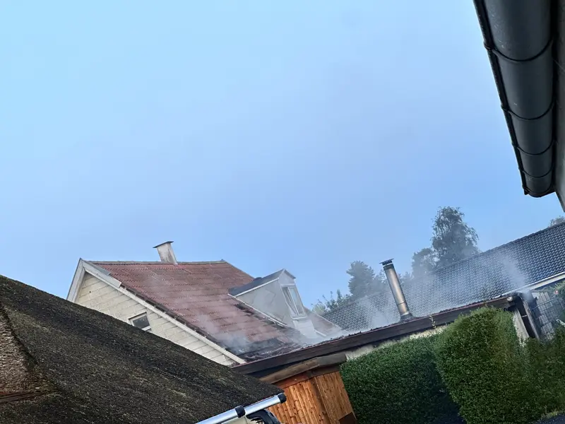 Husbrand i Høll