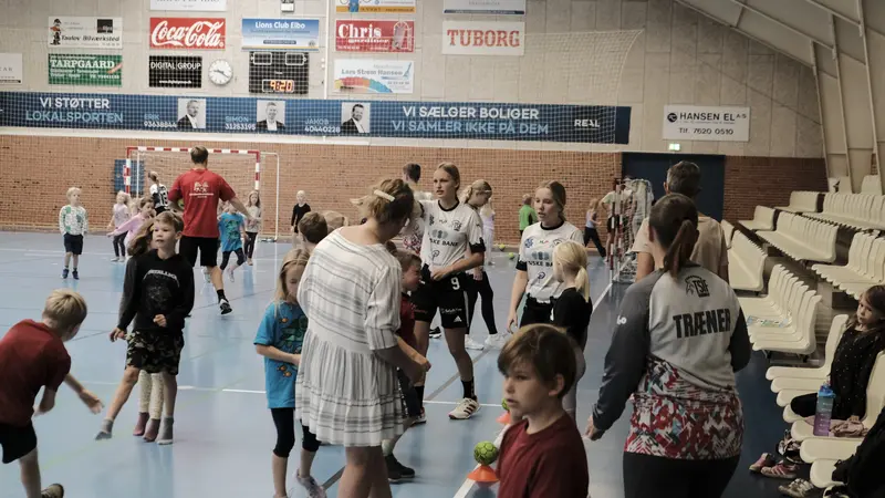 Håndbold var på skoleskemaet