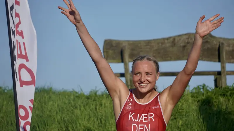 Alberte Kjær rørt over rejsen med hendes træner
