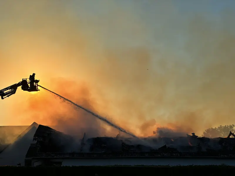 Stor gårdbrand i Fredericia