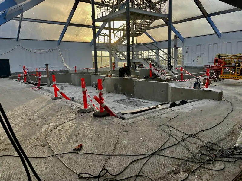 Stor renovation af badeland skrider frem
