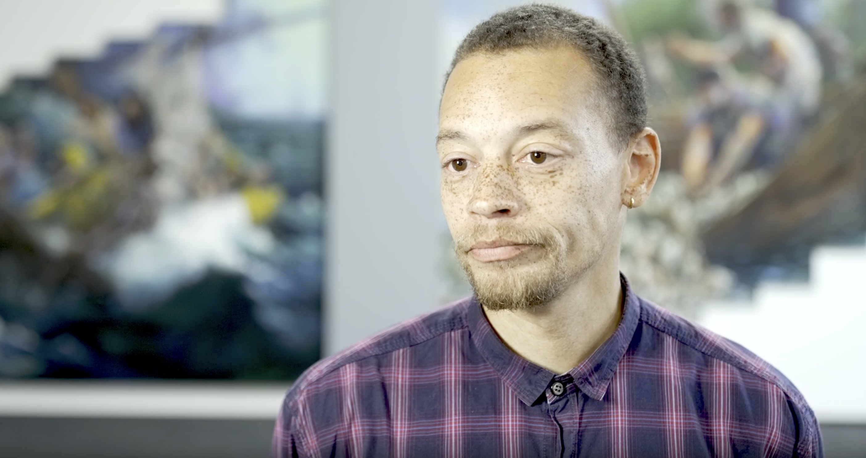 Benjamin Abana udfolder historier fra Det Nye Testamente via kunst