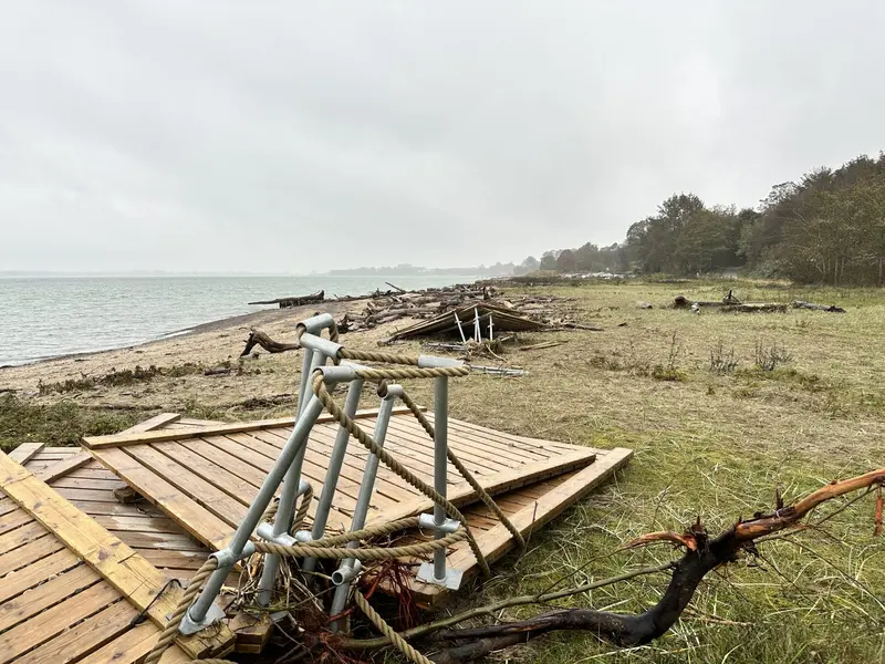 Naturskaderådet har erklæret stormflod i Danmark
