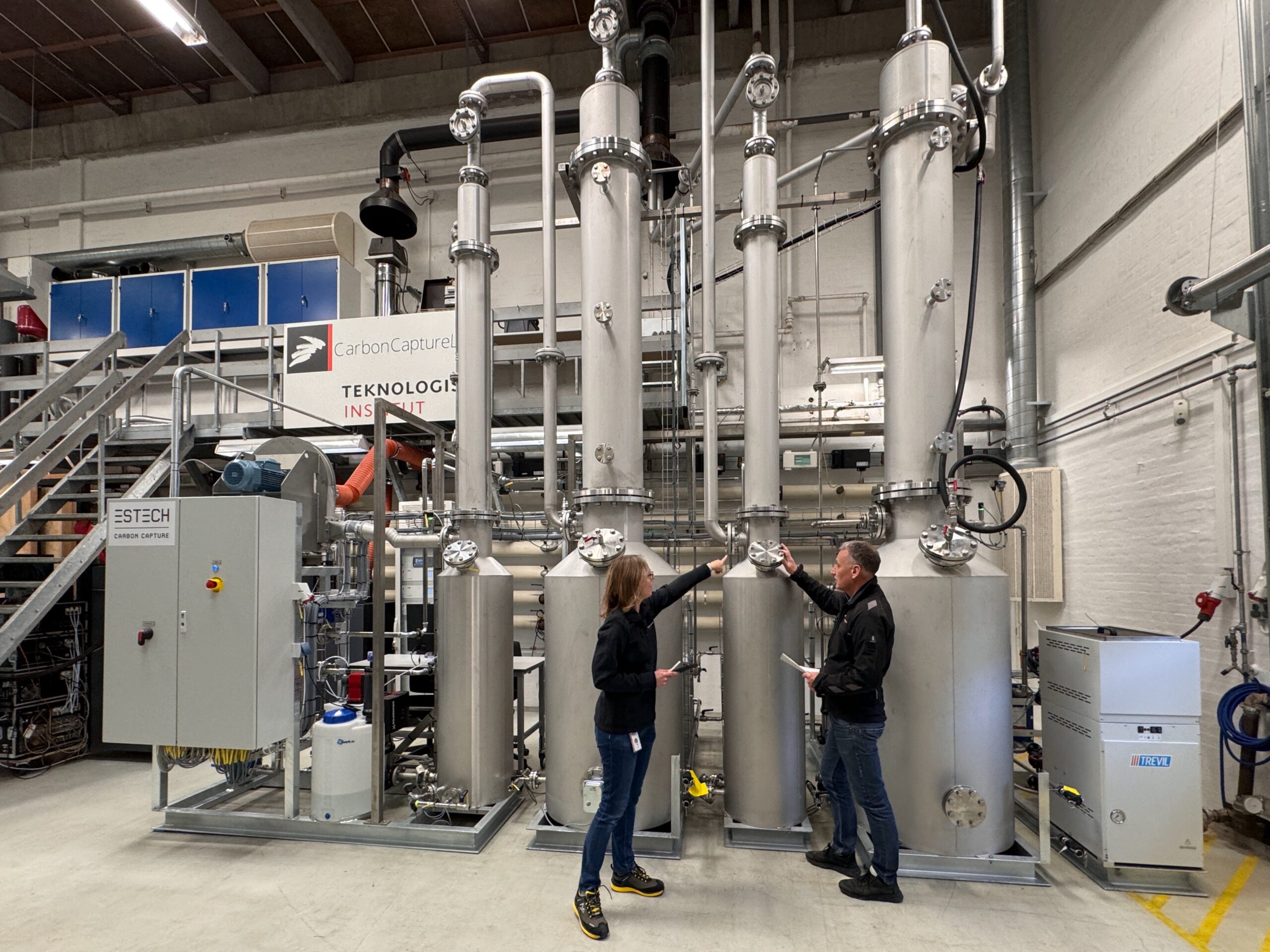 Teknologisk Institut åbner Danmarks første fleksible testanlæg til fangst af CO2