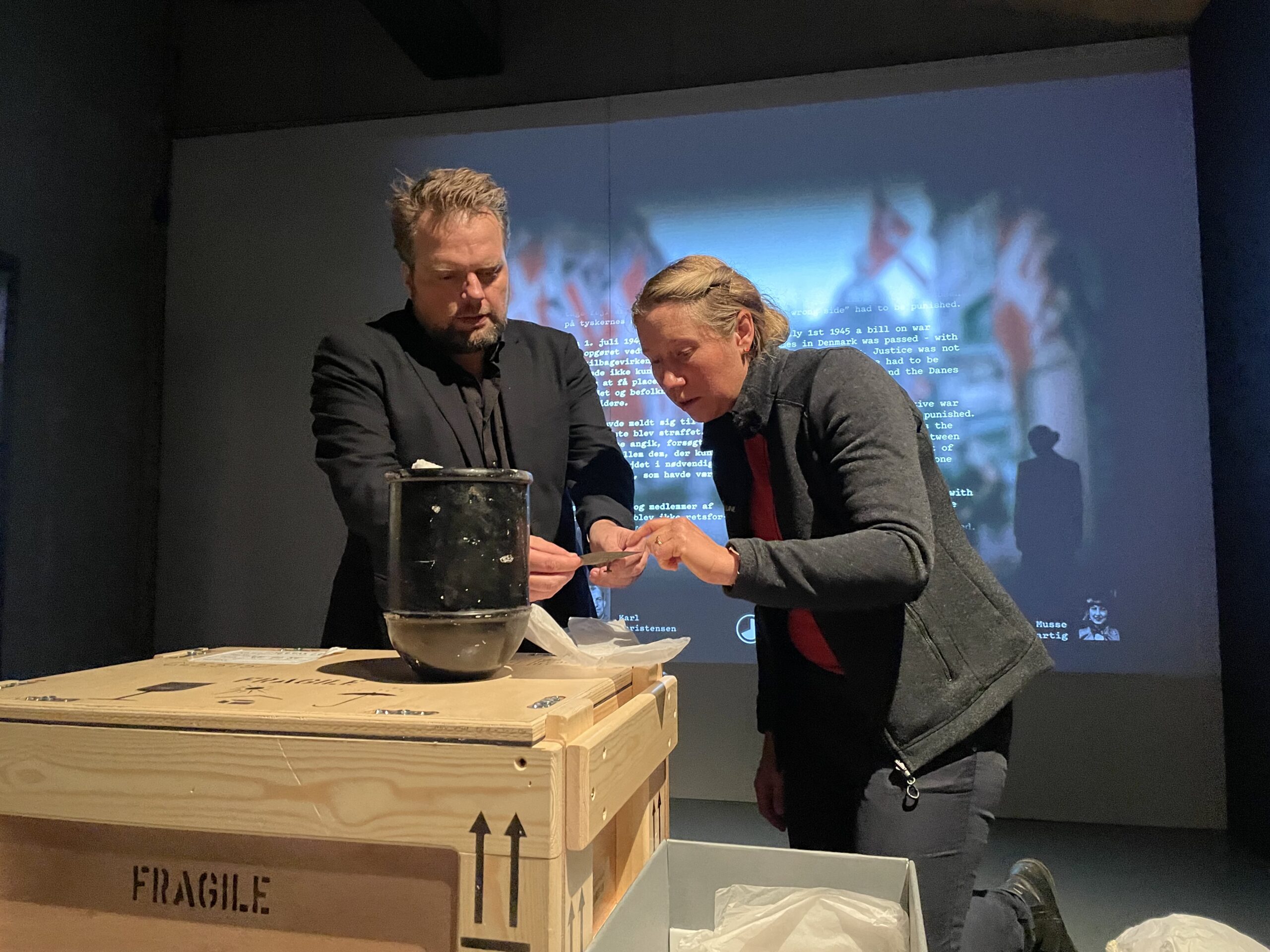I dag ankom en helt unik urne til Frihedsmuseet
