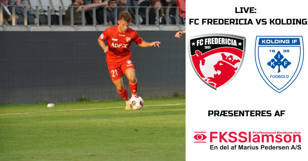Live: Lokalopgør mellem FC Fredericia og Kolding