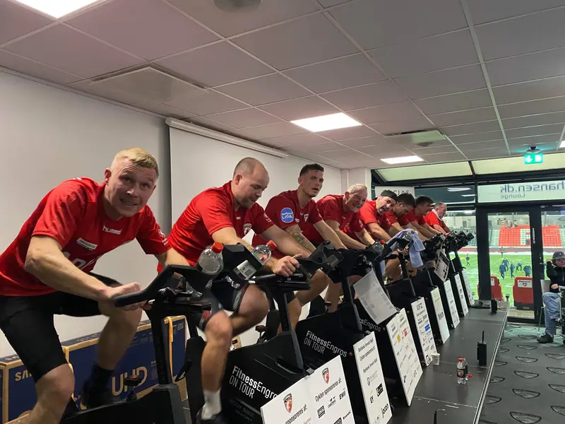 FC Fredericia satte rekord til spinningarrangement