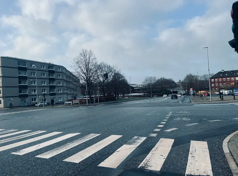 Cyklist påkørt på Vesterbrogade