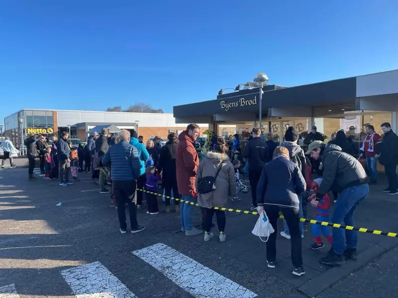 Fastelavnsfejring vækker glæde på Erritsø Bytorv