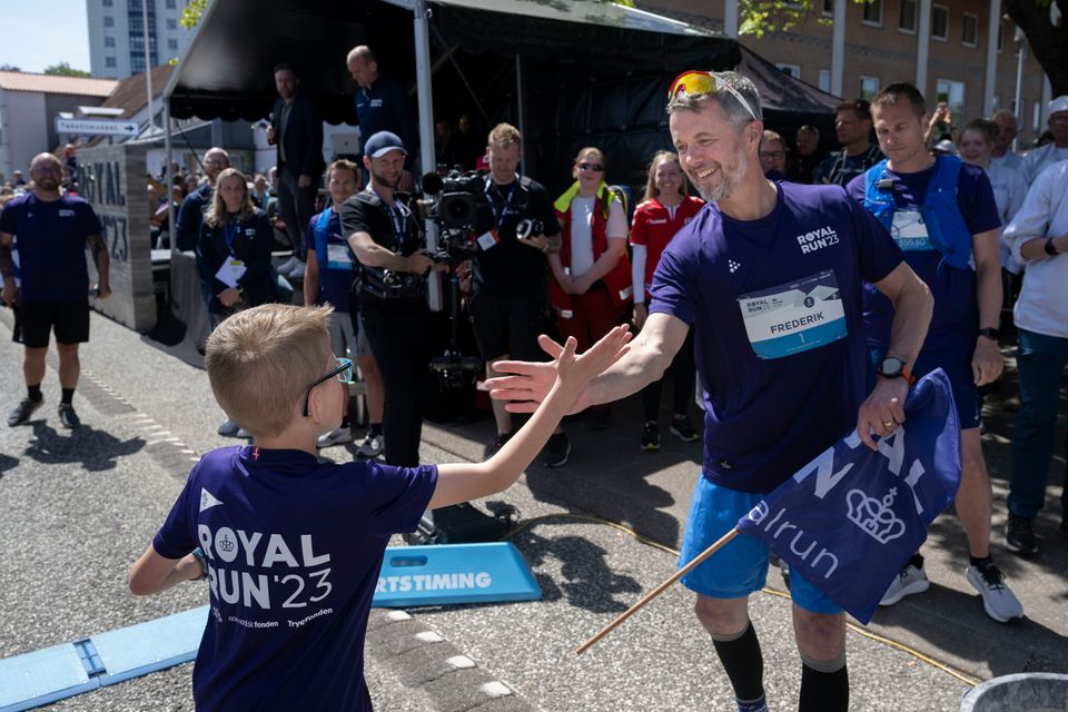 H.M. Kongen sætter Royal Run i gang i Fredericia