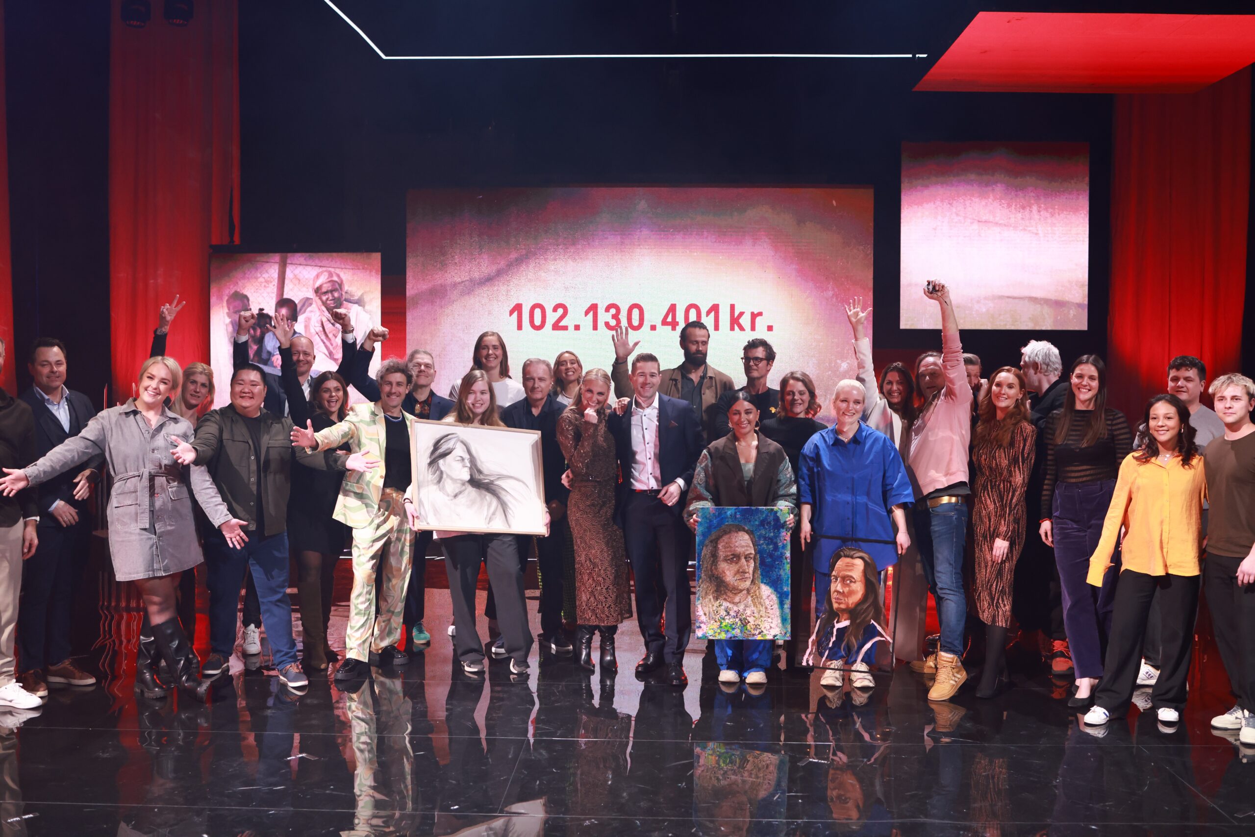 Årets Danmarks Indsamling endte på 102.130.401 kroner