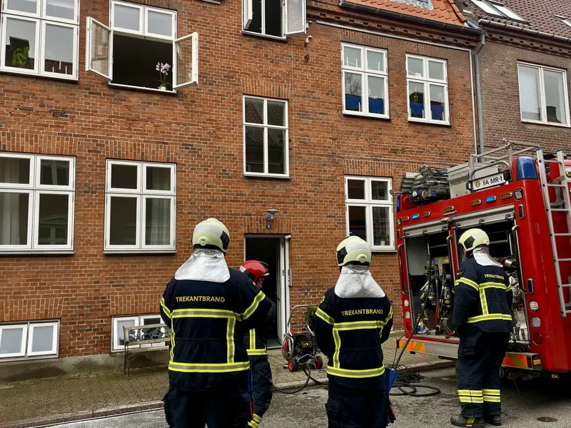 Vaskemaskine var skyld i brand