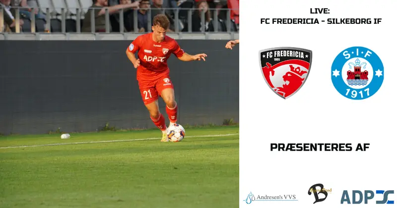 Pokalsemifinale mellem FC Fredericia og Silkeborg: Minut for minut