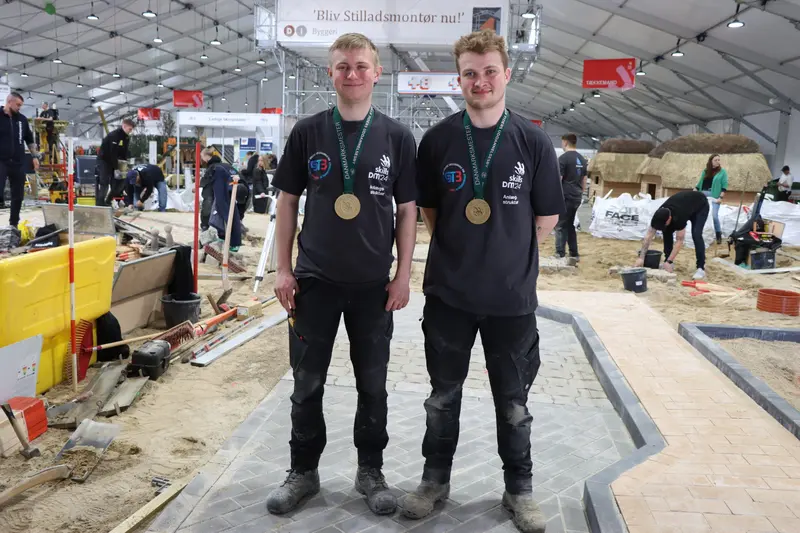 Fredericianer er med til at vinde DM i Skills