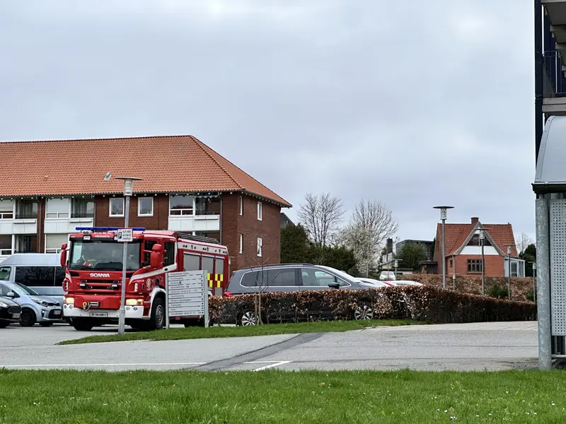 Brandvæsnet kaldt ud til Hybyhus