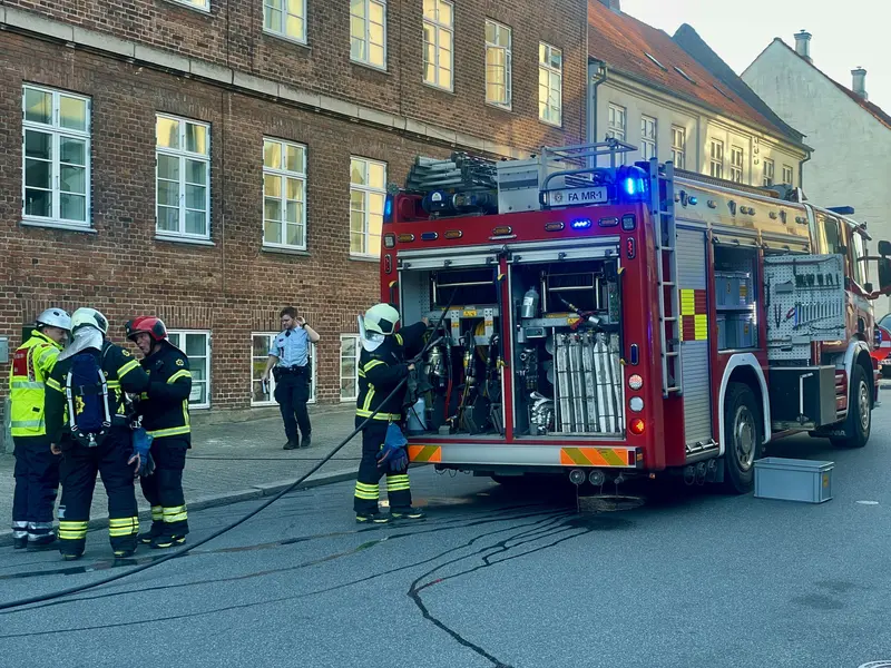 Stor udrykning i Fredericia
