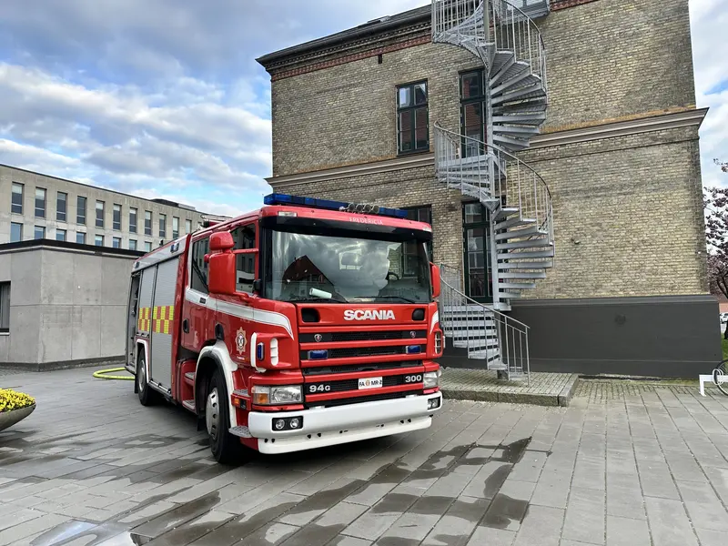 Ingen brand på Sundhedshuset