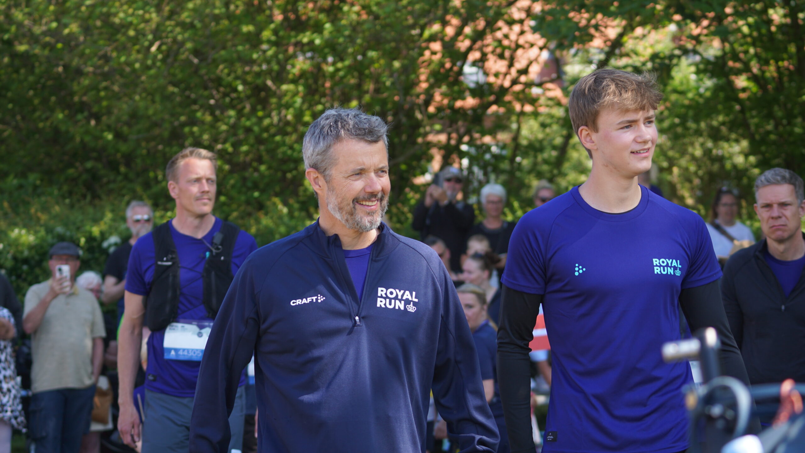 Gymnasieelev viste Kongen rundt før Royal Run